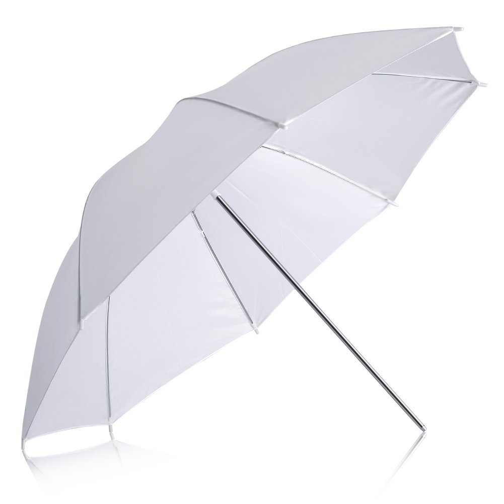 Photography Lighting Umbrella - Ombrello diffusore fotografico portatile bianco da