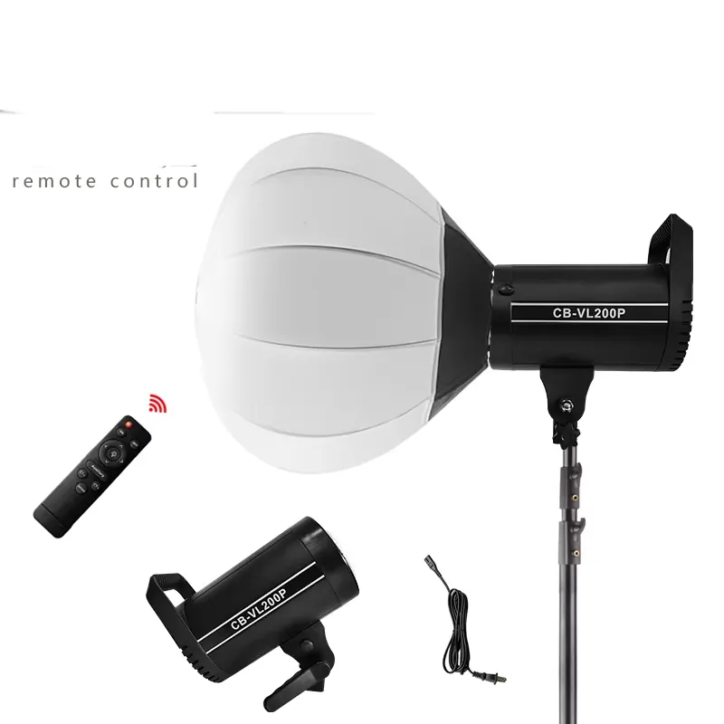 Photography Lighting Learning - Luce video portatile da 200W per