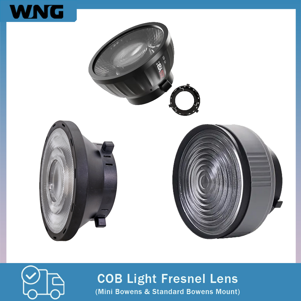 Photography Lighting Spotlight - Lente di Fresnel con Focale Regolabile