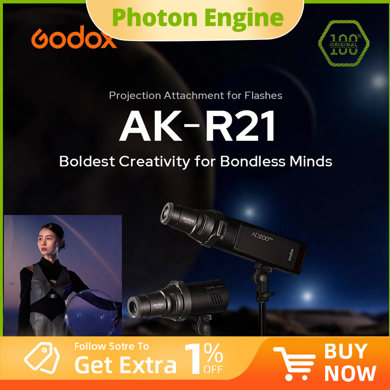 Fresnel Lens Attachment - Lente di Proiezione Godox AK-R21 con
