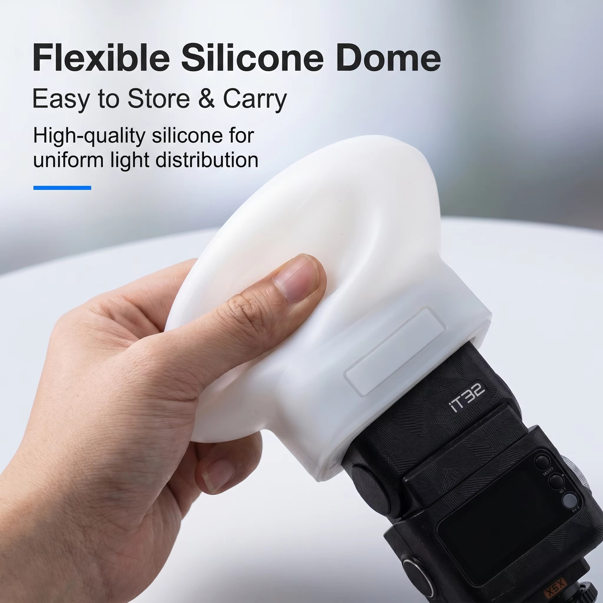 Photography Lighting Godox - Copertura diffusore flash in silicone compatibile