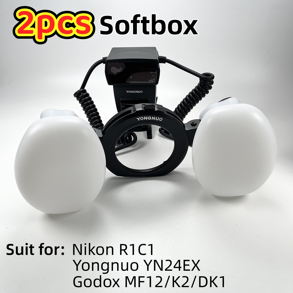 Photography Lighting Godox - 2 pz Softbox Doppia Testa Flash
