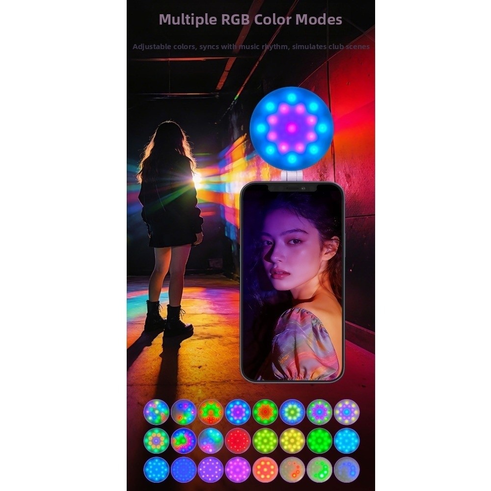 Photography Lighting Angles - Luce di Riempimento Portatile Mini 3000-6500K