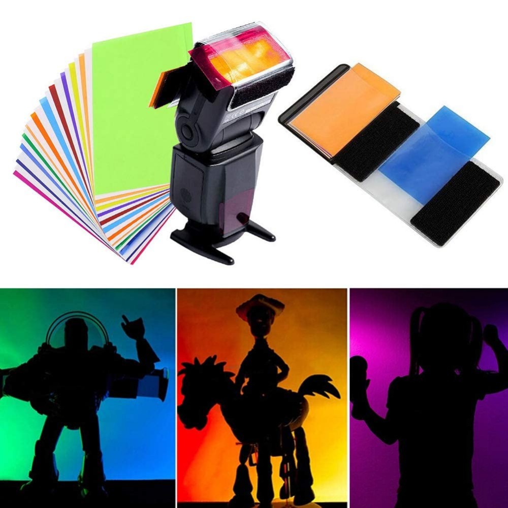Photography Lighting Box - Kit di 12 Gel Colorati per