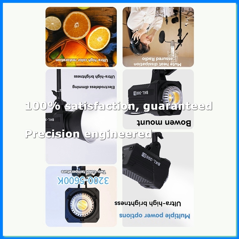 Photography Lighting Spotlight - Luce Video Bi-LED da 300W, Illuminazione