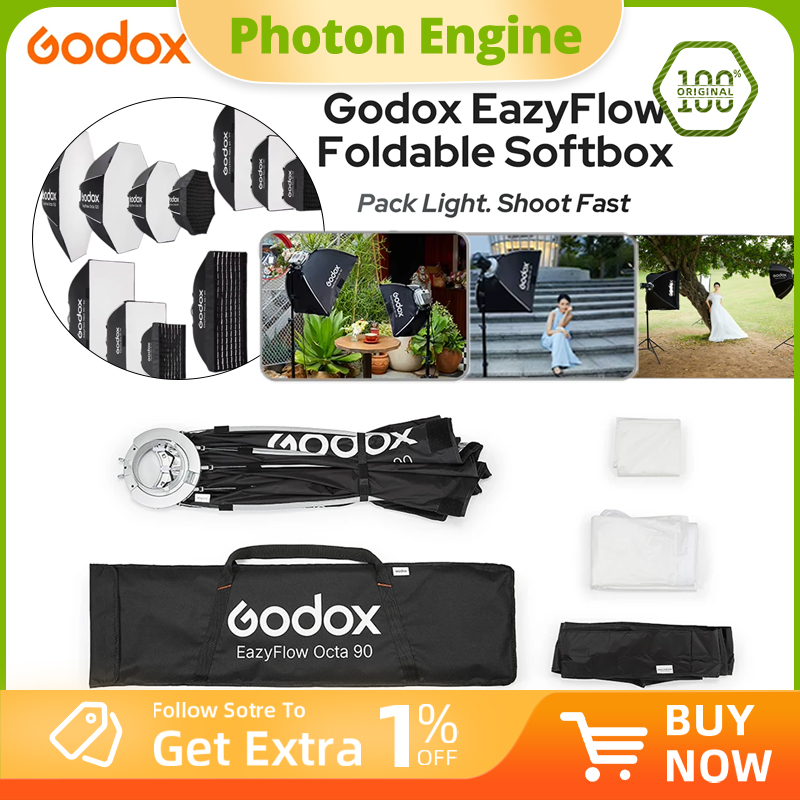 Photography Lighting Godox - Softbox pieghevole Godox serie EazyFlow con