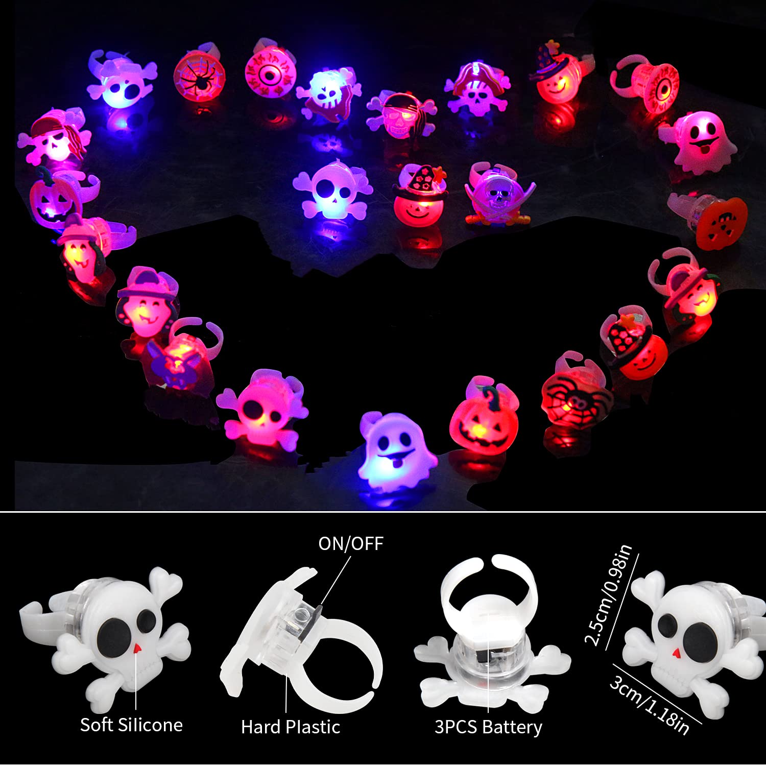 Anelli luminosi di Halloween p - Led Ring Light 18 recensione e prezzo