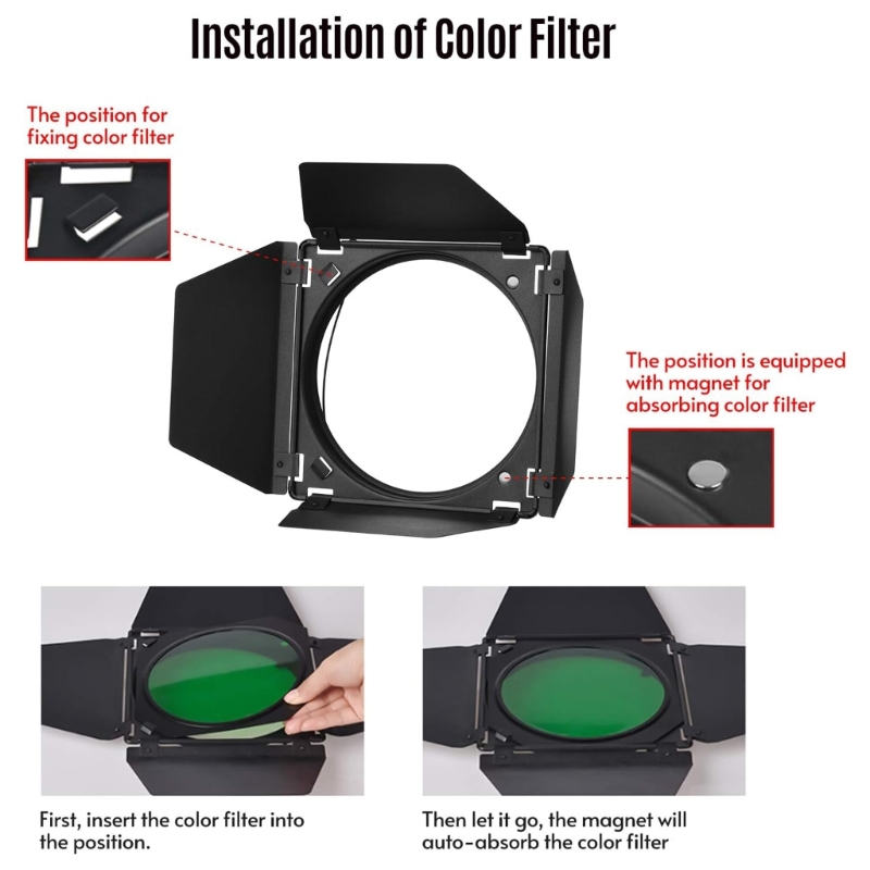 Porta della stalla + griglie a - Honeycomb Grid Filter recensione e prezzo