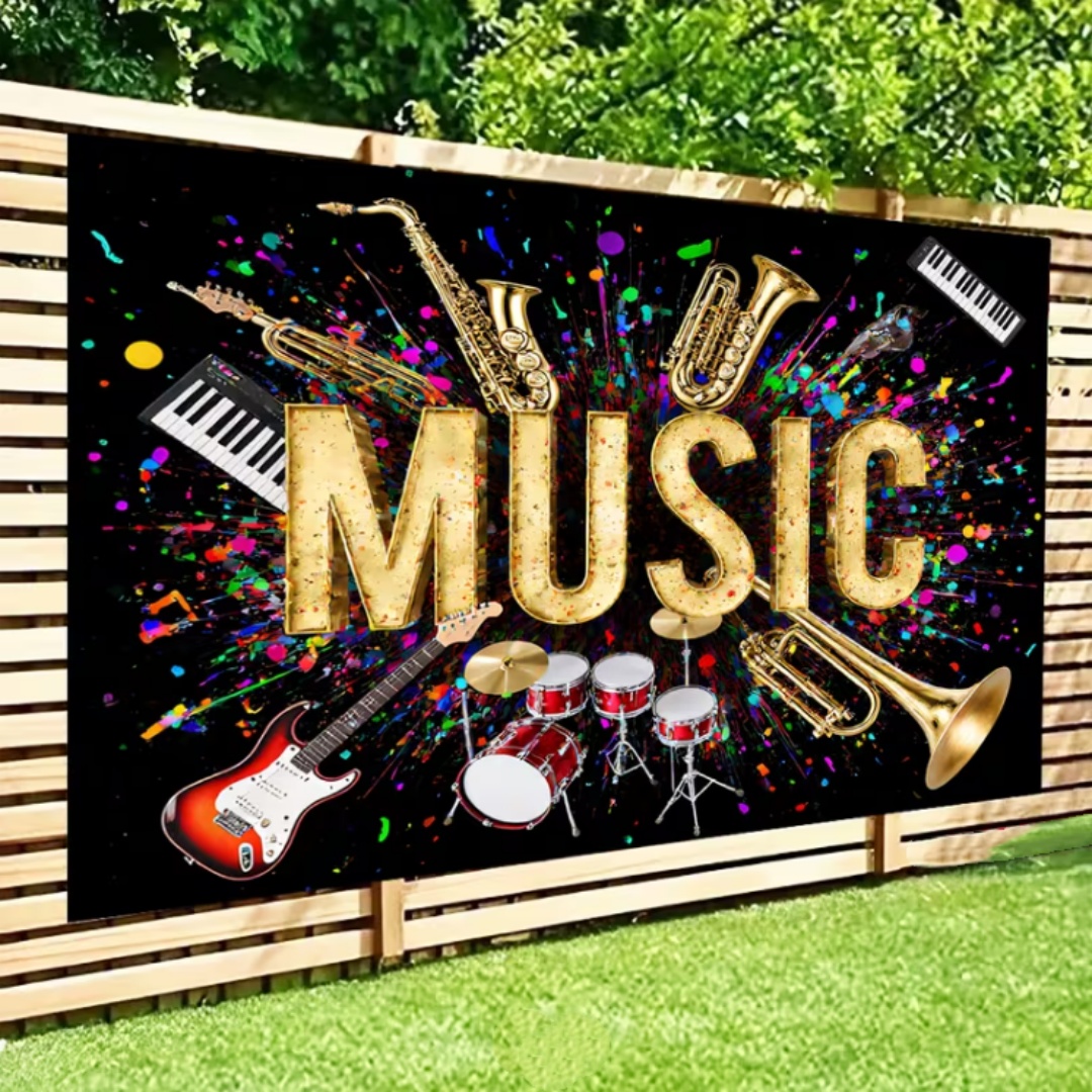 Sfondo per Feste a Tema Musica - Photography Lighting Backdrop recensione e prezzo