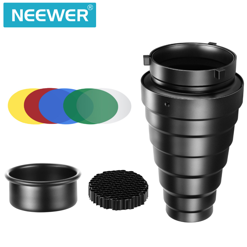 Neewer Kit Snoot conico medio  - Honeycomb Grid Filter recensione e prezzo