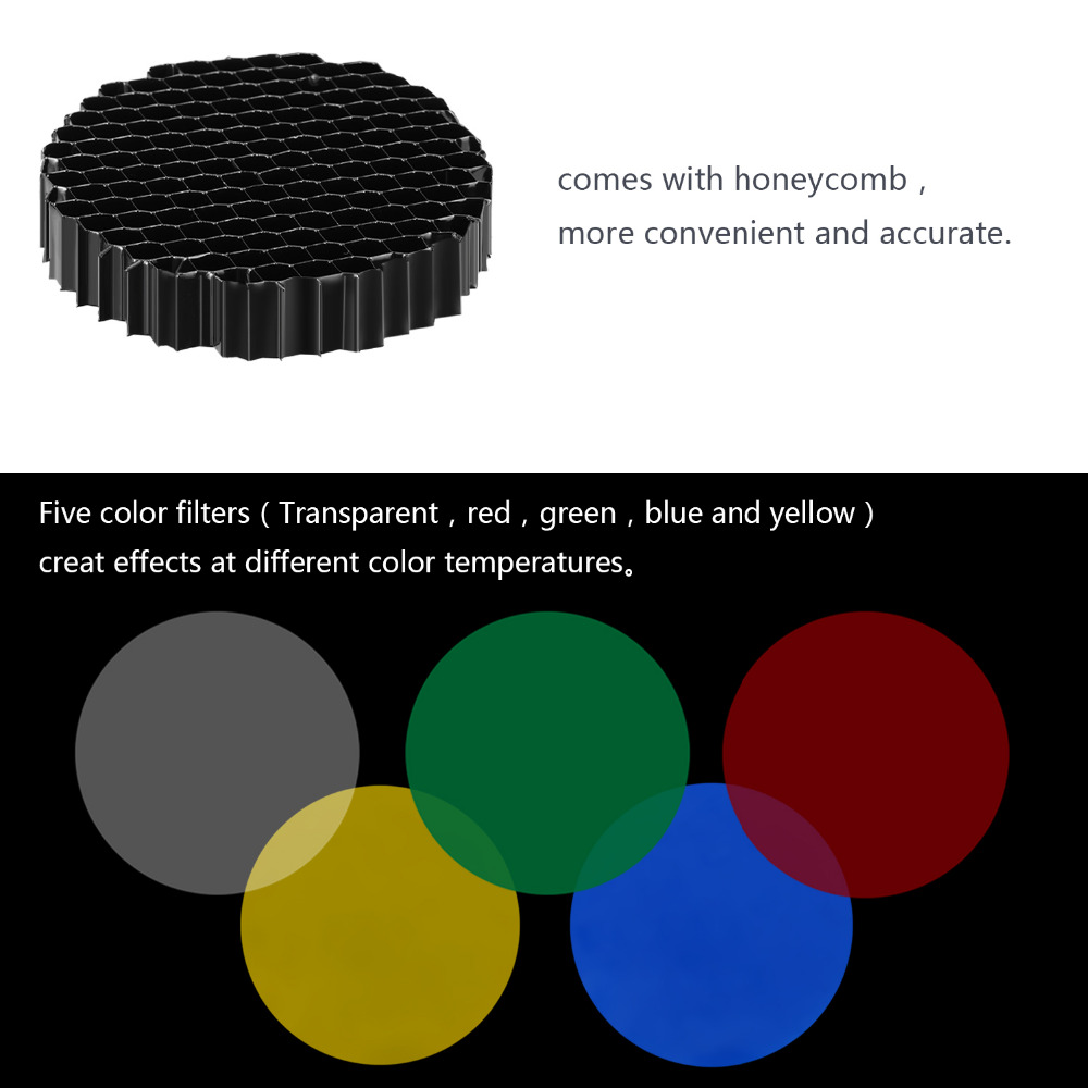 Neewer Kit Snoot conico medio  - Honeycomb Grid Filter recensione e prezzo