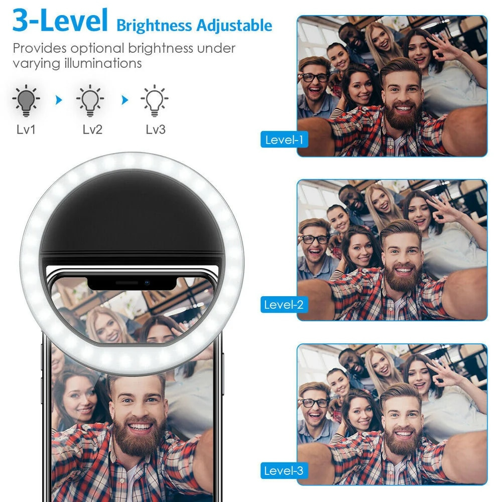 Luce LED per selfie con ricari - Photography Lighting Spotlight recensione e prezzo