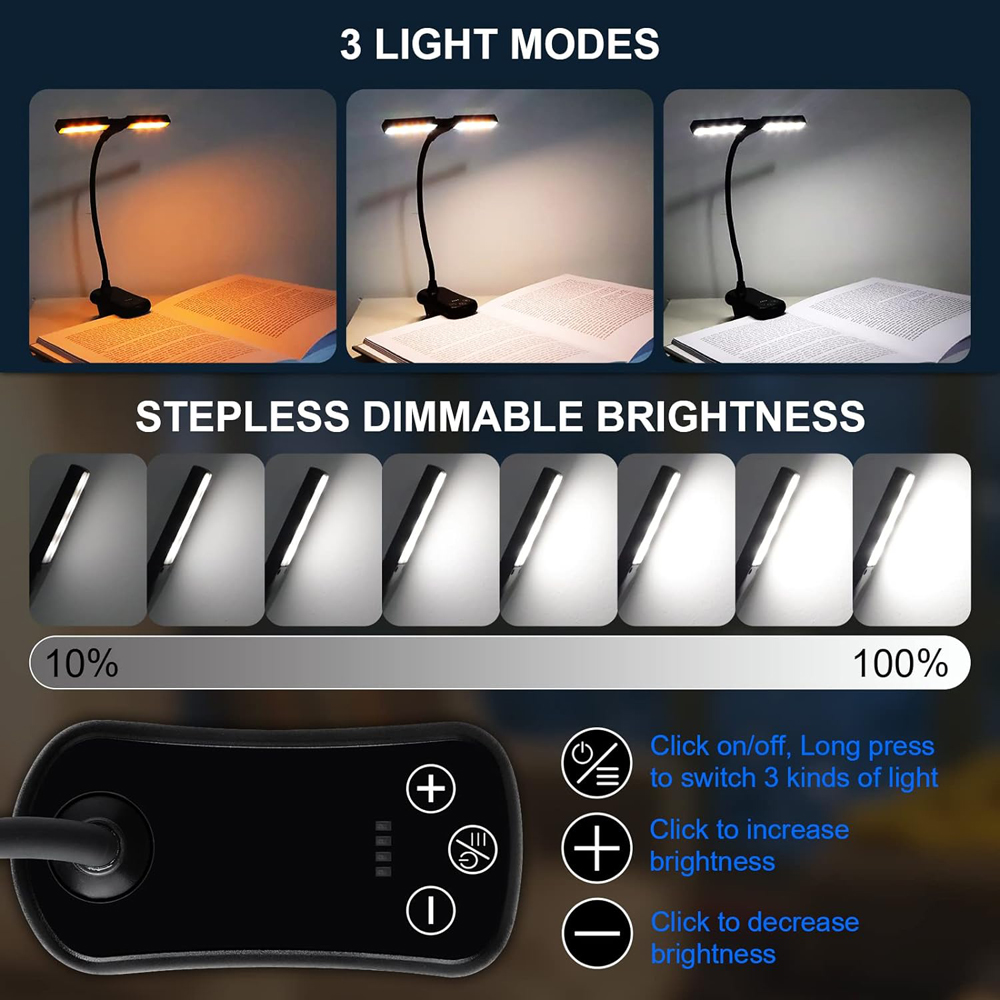 Lampada da lettura touch contr - Photography Lighting Book recensione e prezzo