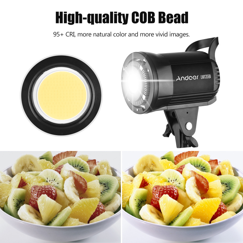 Andoer LM135Bi Luce di riempim - Photography Lighting Godox recensione e prezzo