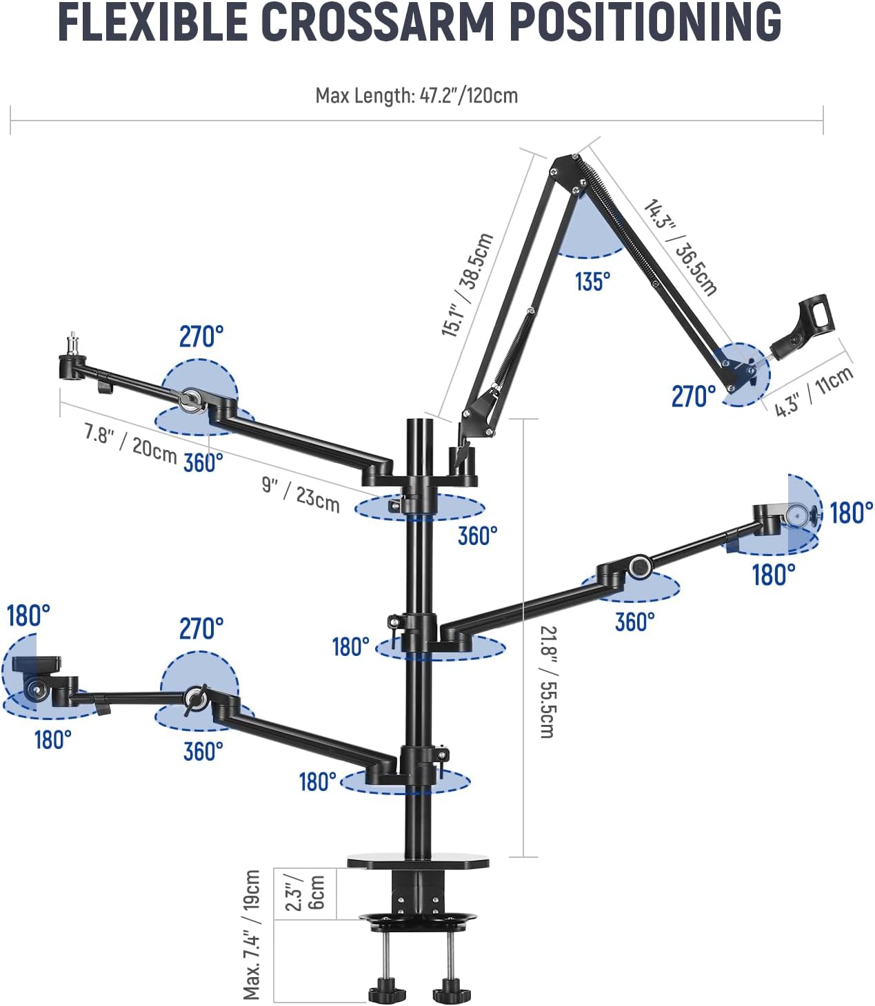 Supporto da scrivania per foto - Photography Lighting Rig recensione e prezzo