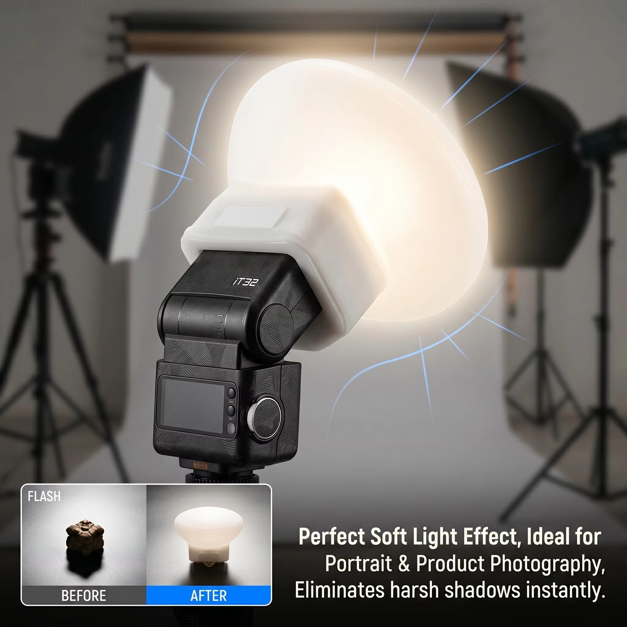 Copertura diffusore flash in s - Photography Lighting Godox recensione e prezzo