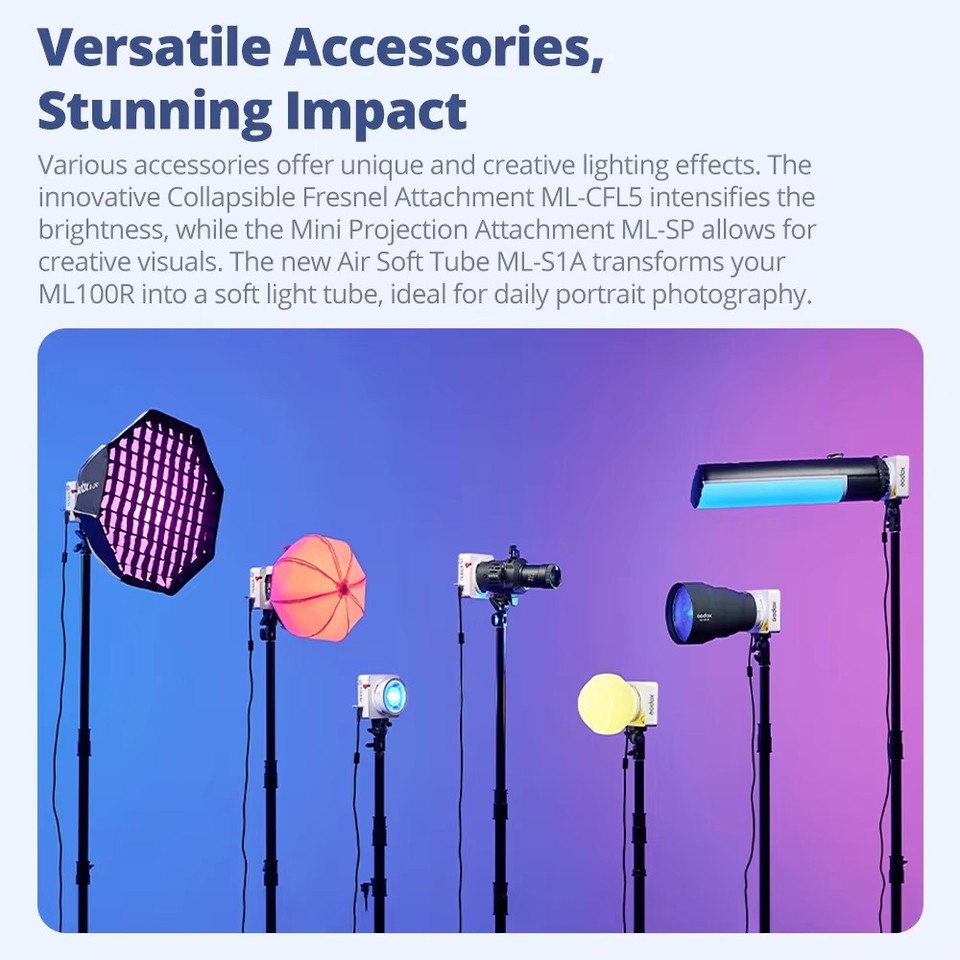 Accessori Godox ML100R: Riflet - Fresnel Lens Attachment recensione e prezzo