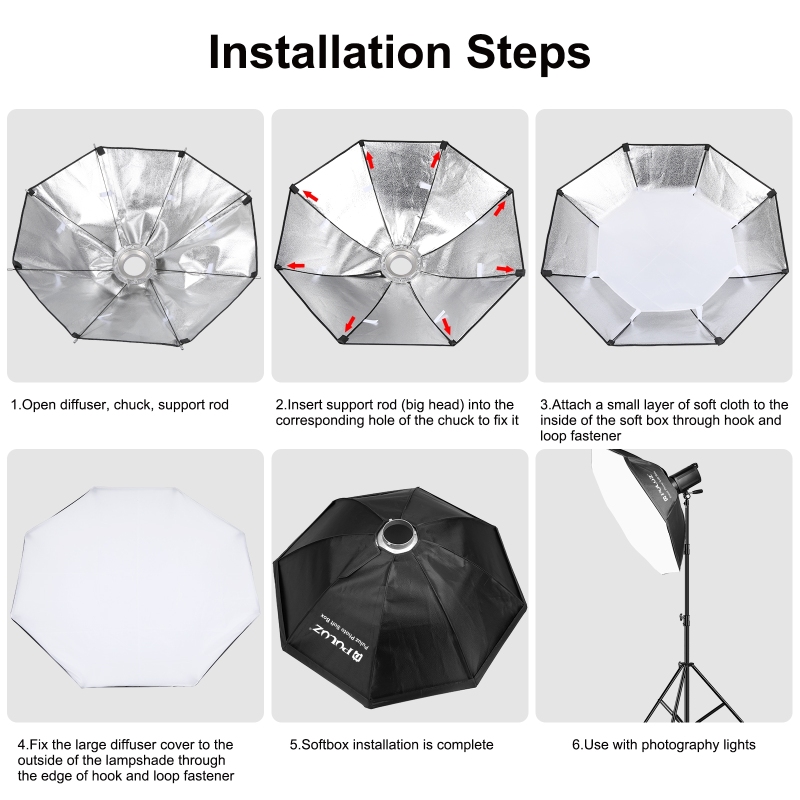 PULUZ 95cm Octagon Photography - Photography Lighting Box recensione e prezzo