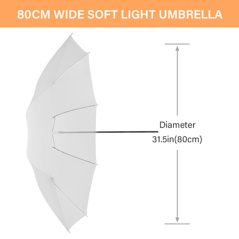 Ombrello diffusore di luce bia - Photography Lighting Umbrella recensione e prezzo