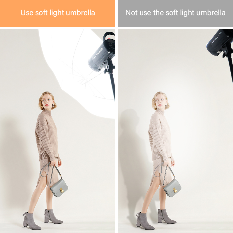Ombrello diffusore di luce bia - Photography Lighting Umbrella recensione e prezzo