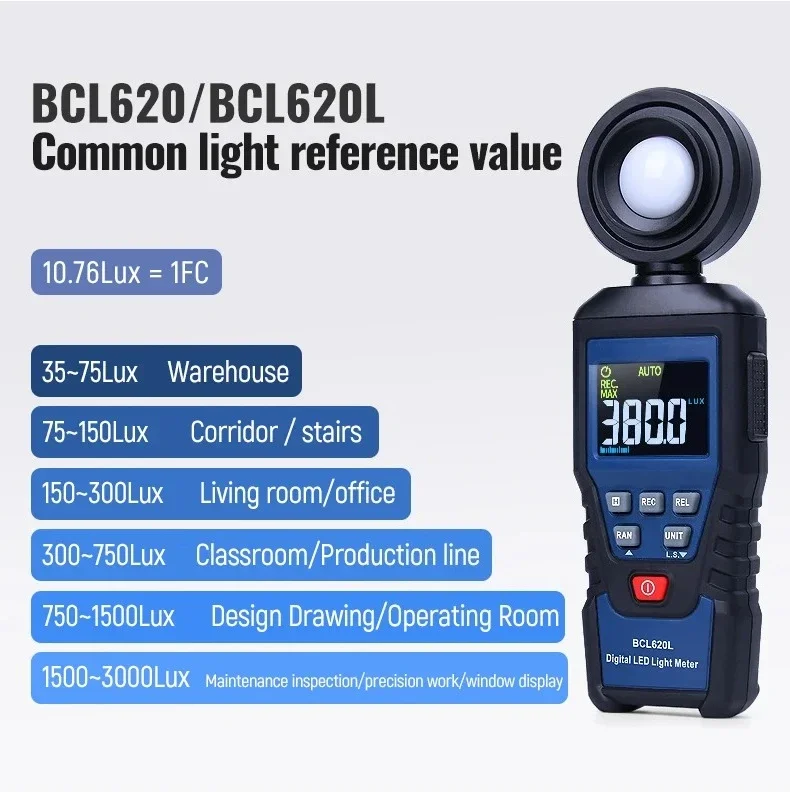 A-BF BCL620L Fotometro digital - Photography Lighting Test recensione e prezzo