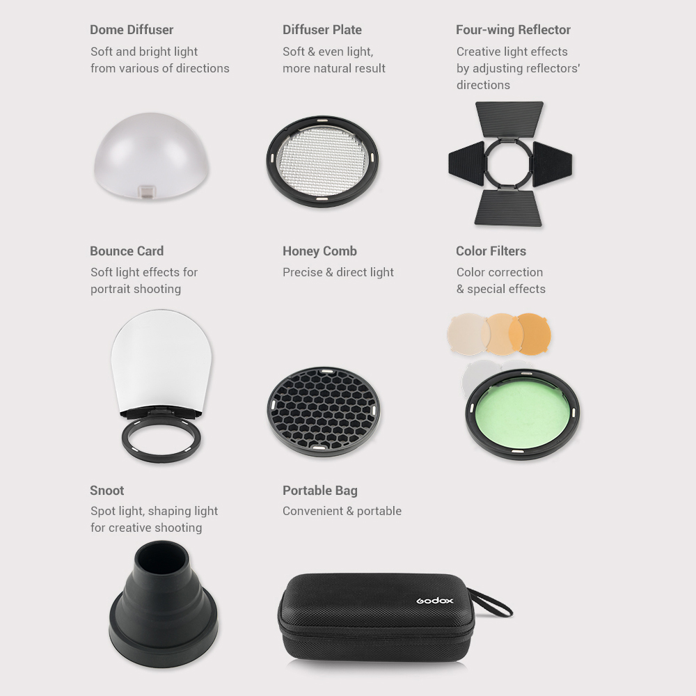 Godox AK-R1 Flash Accessory Se - Photography Lighting Godox recensione e prezzo