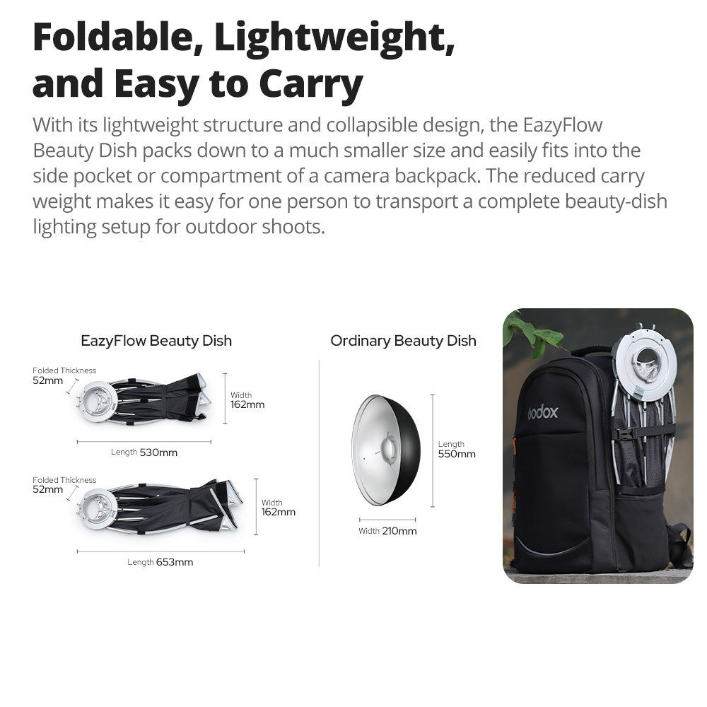 Nuovo Godox EazyFlow Beauty Di - Photography Lighting Box recensione e prezzo