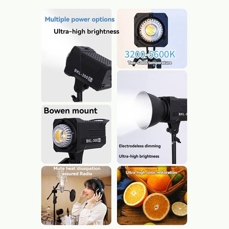 Luce Video Bi-LED da 300W, Ill - Photography Lighting Spotlight recensione e prezzo