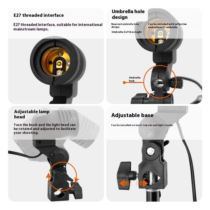 Cavo da 1,8 M Cavo E27 Presa S - Photography Lighting Umbrella recensione e prezzo